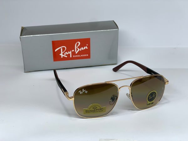 RAY BAN Golden Sunglass