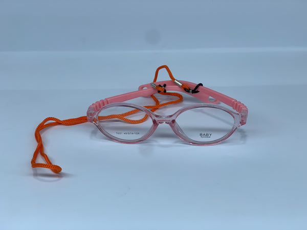 Pink Color Kids Frame + Screen Glass Full Flexible